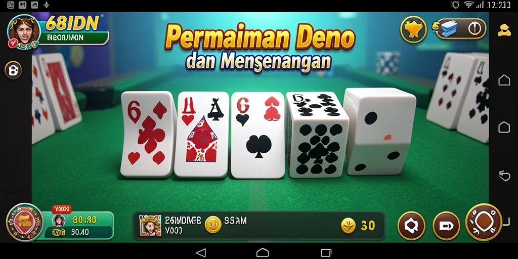 Gameplay seru dalam 68IDN dengan teman-teman.