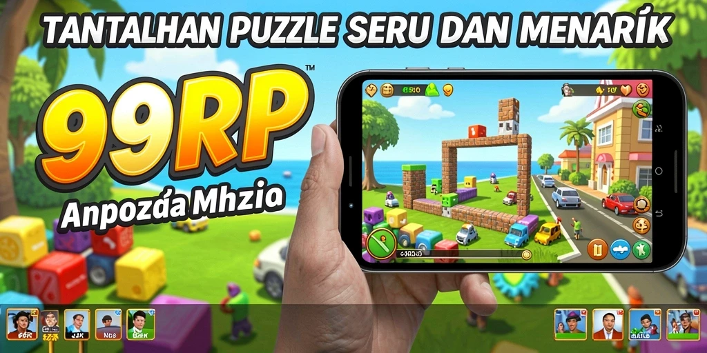 Tampilan gameplay seru dalam 99RP yang penuh teka-teki.