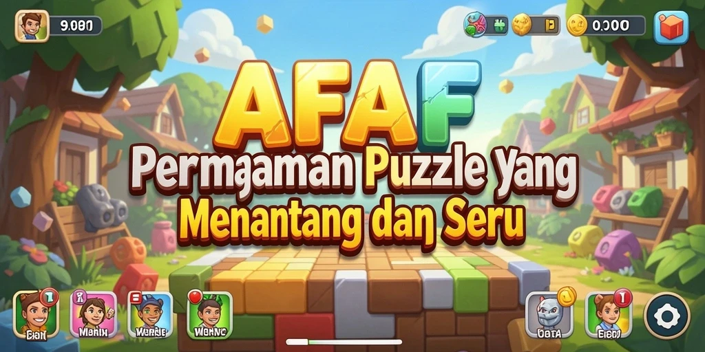 Screenshot AFAF menampilkan gameplay Puzzle yang menarik dan menantang.