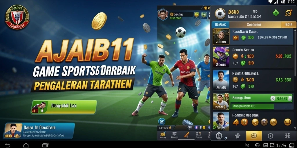 Tampilan gameplay Sportsbook yang menarik dari AJAIB11.