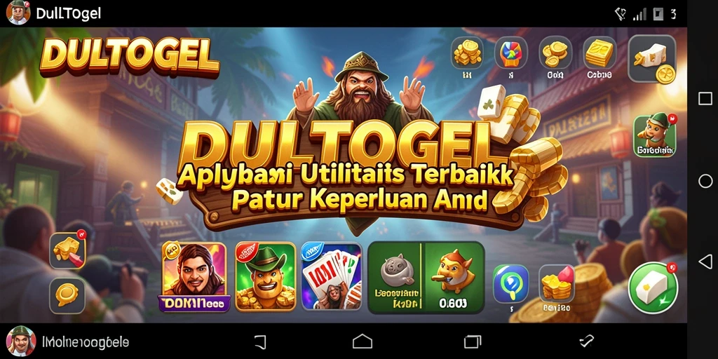 Tampilan antarmuka utama aplikasi DULTOGEL yang modern dan fungsional.