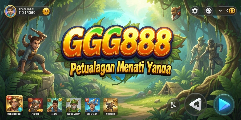 Gameplay seru dari GGG888 menampilkan eksplorasi petualangan yang mendebarkan.