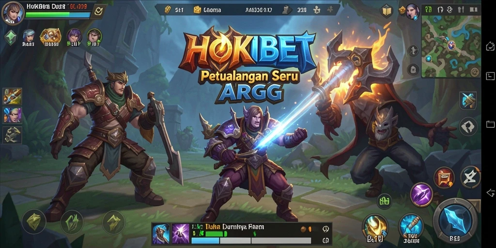 Tampilan gameplay HOKIBET yang penuh aksi dan petualangan.