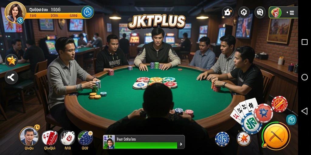 Gameplay QiuQiu yang seru dan menarik di JKTPLUS.