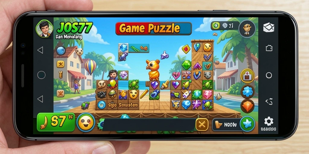 Screenshot gameplay JOS77 menampilkan aksi menyenangkan dalam teka-teki.