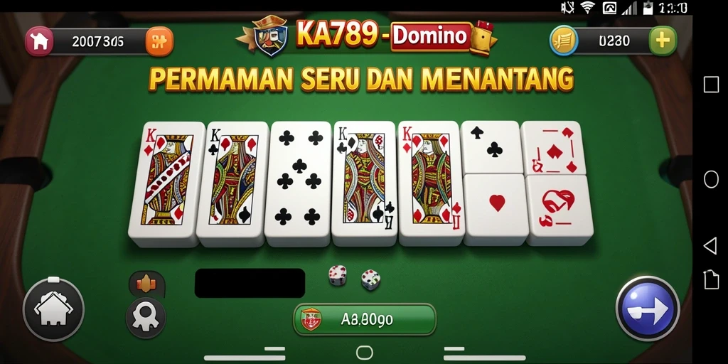 Tampilan gameplay seru dalam KA789 menampilkan aksi Domino yang mendebarkan.