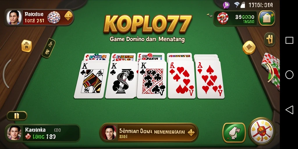 Tampilan gameplay KOPLO77 yang penuh warna dan menantang.