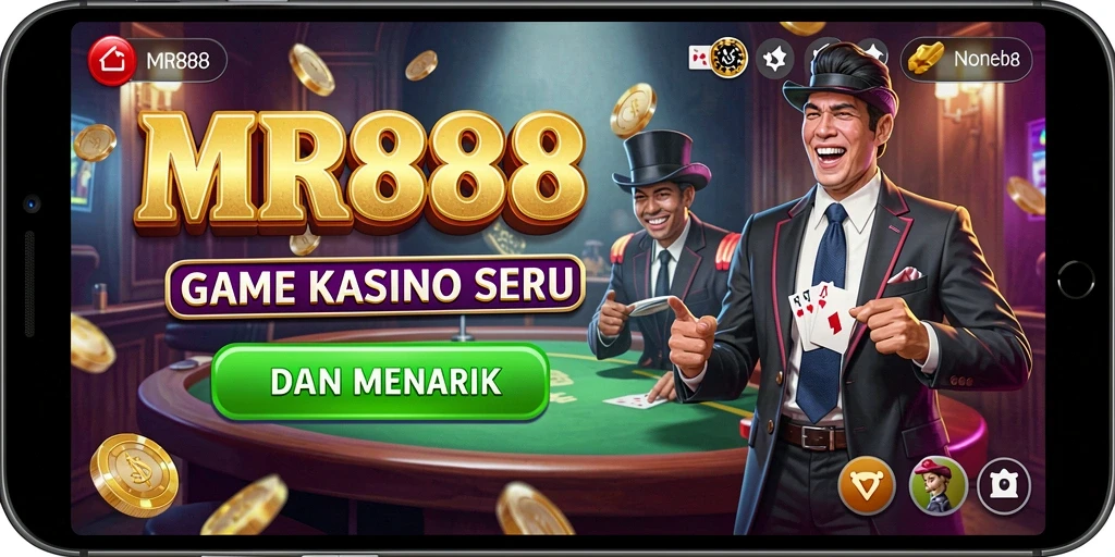 Tampilan menarik dan gameplay seru di MR888 Kasino.