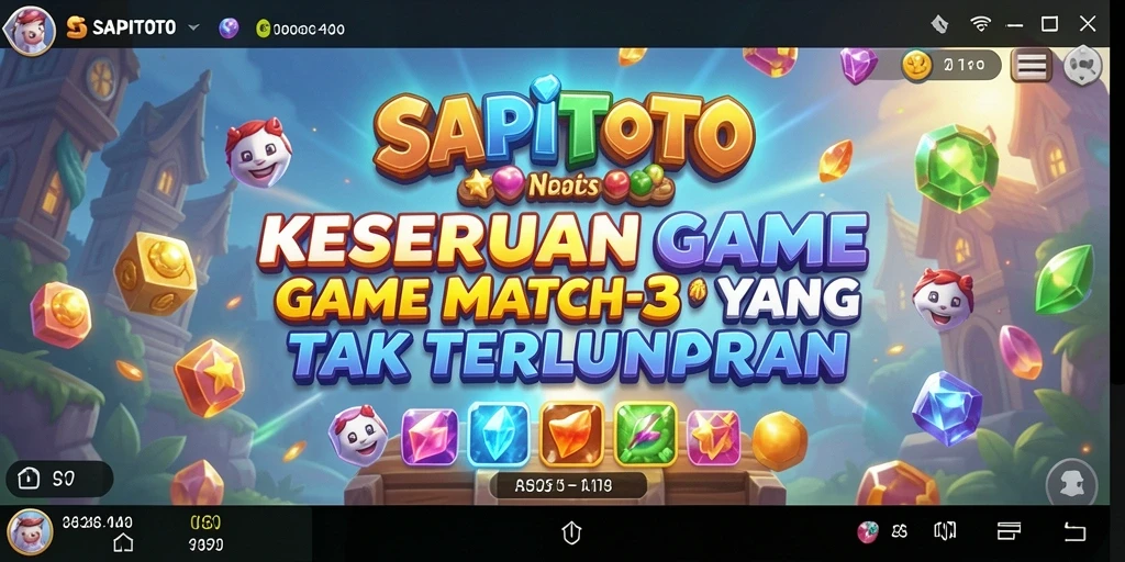 Tampilan gameplay menantang dan penuh warna di SAPITOTO.
