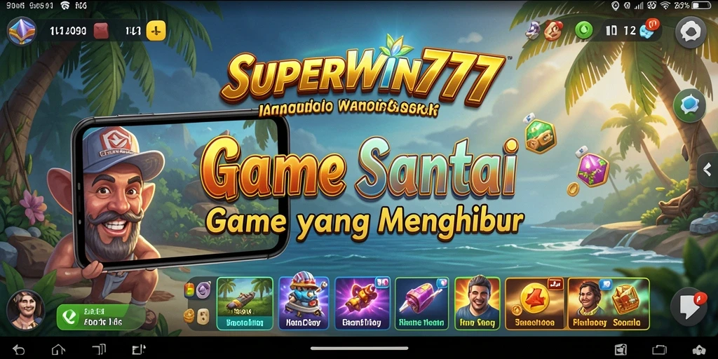 Tampilan gameplay yang seru dan penuh warna dari SUPERWIN777.