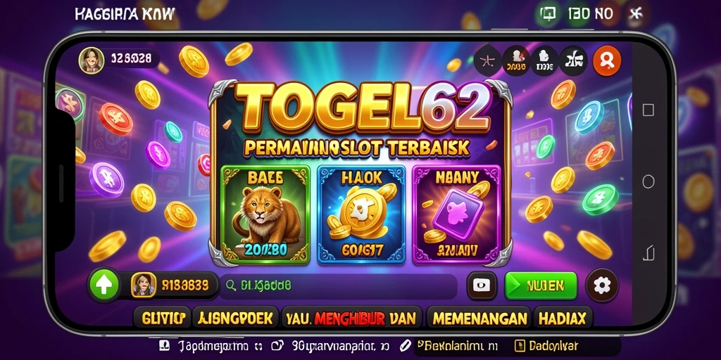 Tampilan gameplay menarik dari TOGEL62 di slot.