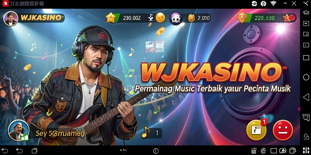 Tampilan gameplay seru WJKASINO dengan musik favorit