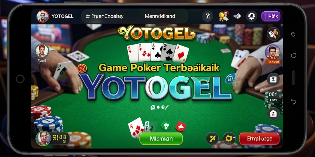 Screenshot utama YOTOGEL menampilkan gameplay Poker yang seru dan interaktif.